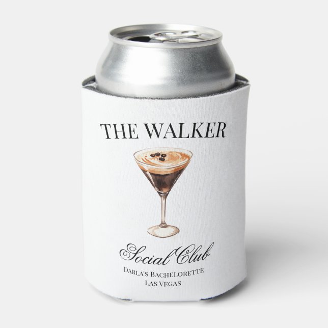 Porta-lata Clube Social de Coquetel Espresso Martini Despedid (Can Front)
