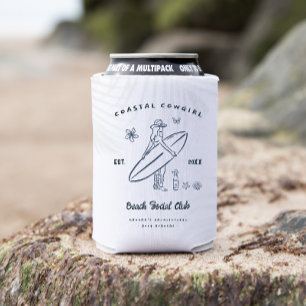 Porta-lata Coastal Cowgirl Bachelorette