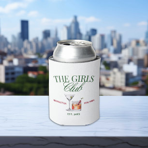 Porta-lata Cocktails clássicos Green & Red Girl's Club