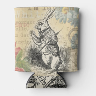 Porta-lata Coelho Branco Aventuras de Alice no País das Marav