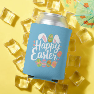 Porta-lata Coelho da Páscoa Feliz Férias de Ovo