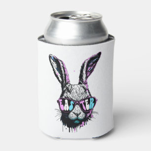 Porta-lata Coelho Groovi Rosto Coelho Com Páscoa De Óculos So