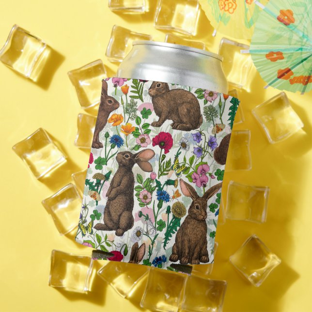 Porta-lata Coelhos e flora florestal podem arrefecer (Verão in situ)