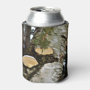 Porta-lata Cogumelos Neves na Árvore de Nascimento