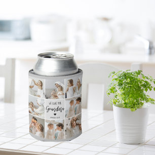 Porta-lata Colagem De Cinzas Fotográficas Que Amo Sua Avó M