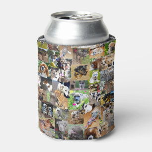 Porta-lata Colagem de Fotos de Cães, Can Cooler