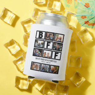 Porta-lata Colagem de Fotos dos Melhores Amigos do Na moda BF