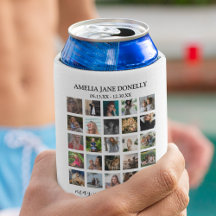 Colagem de Fotos Moderna 25 | Memorial Can Cooler