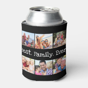 Porta-lata Colagem de Fotos Personalizada da Melhor Família 