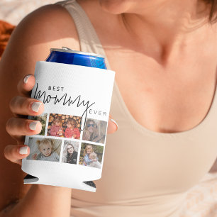 Porta-lata Colagem de Fotos Personalizada para Mamãe com 12 F