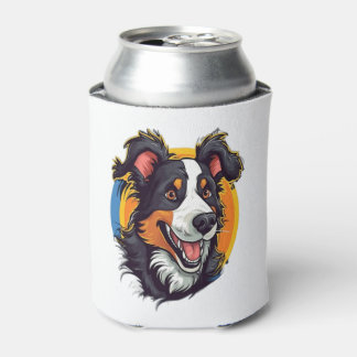 Porta-lata Collie de Borda Adorável e Amigável
