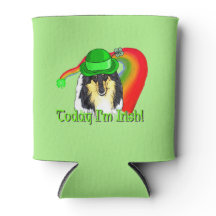 Collie Dia de São Patrício