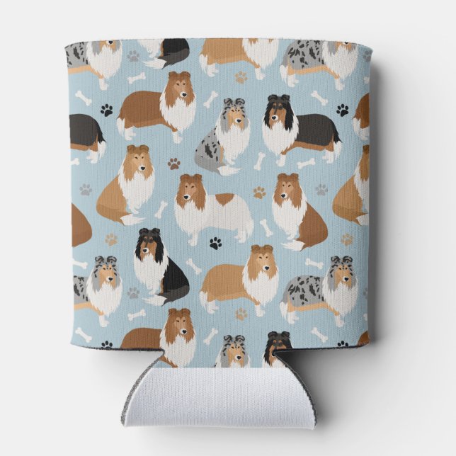 Porta-lata Collie Paws e Ossos (Traseira)