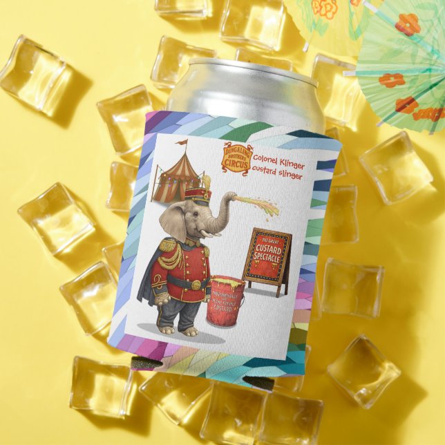 Porta-lata Colonel Klinger, custard slinger (Verão in situ)