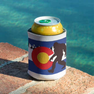 Porta-lata Colorado Flag Bigfoot