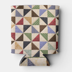 Porta-lata Colorida Colorida: Textura De Flor.