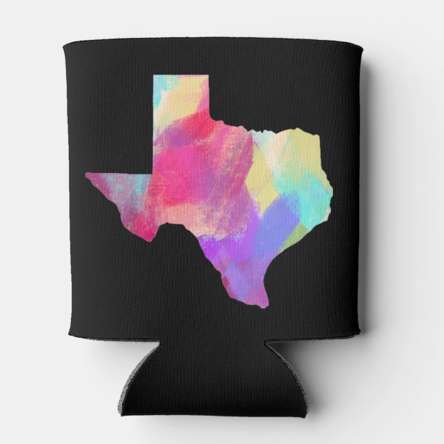 Porta-lata Colorida Texas Koozie (Traseira)