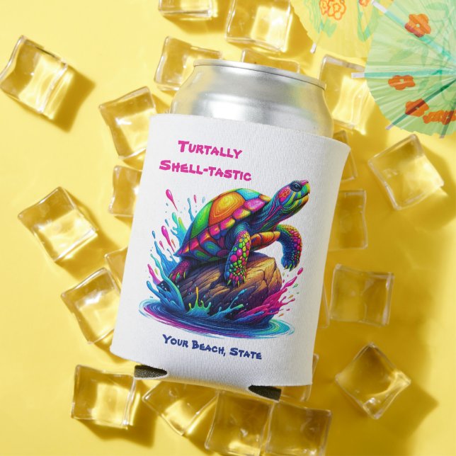 Porta-lata Colorir Coloração da Tartaruga (Verão in situ)