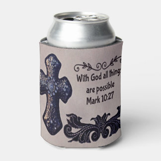 Porta-lata Com Deus, todas as coisas são possíveis