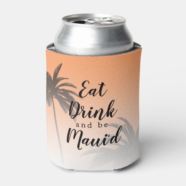 Porta-lata Coma Dink Seja Mauid Monograma Tropical Beach Wedi (Can Front)