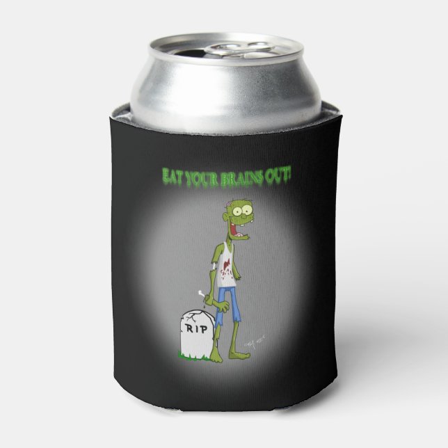 Porta-lata Coma seus cérebros (Can Front)
