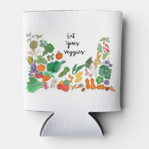 Porta-lata Coma seus vegetarianos (o vegan vegetal da