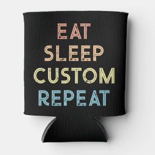 Porta-lata Comer Dormir Repetir Presente Personalizado