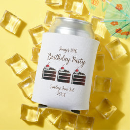 Porta-lata Comida de Festa de aniversário de Bolo da Floresta