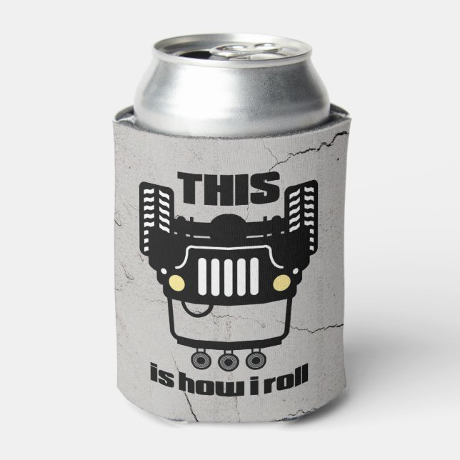 Porta-lata Como eu rolo | 4x4 Caminhão de Rastreador Rodoviár (Can Front)