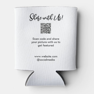 Porta-lata Compartilhe a imagem digitalizar código QR adicion