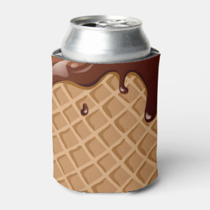 Porta-lata Cone do Waffle do Fudge