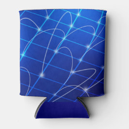 Porta-lata Conexões de rede azul e branca