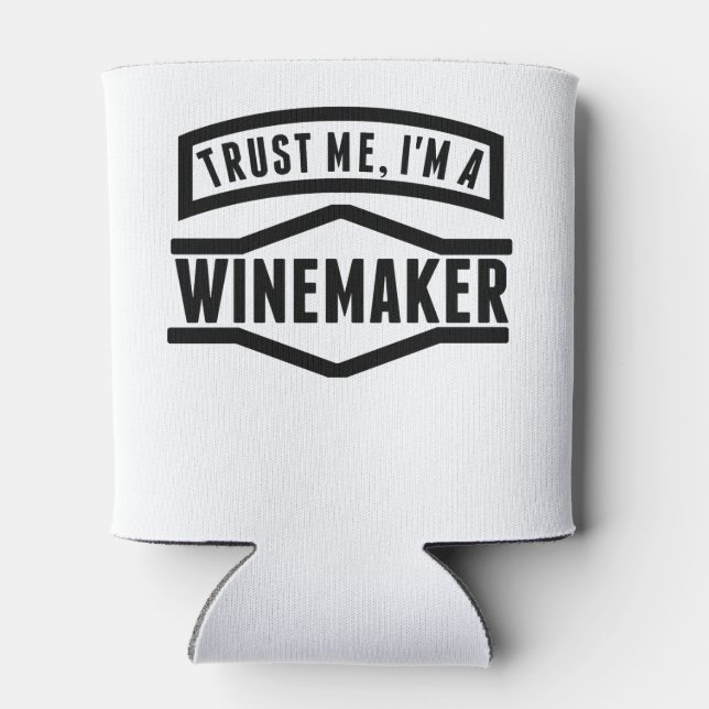 Porta-lata Confie em mim, sou um Winemaker (Traseira)