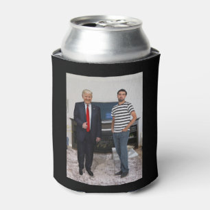 Porta-lata Conheceu o Presidente Donald Trump Adicione Sua F