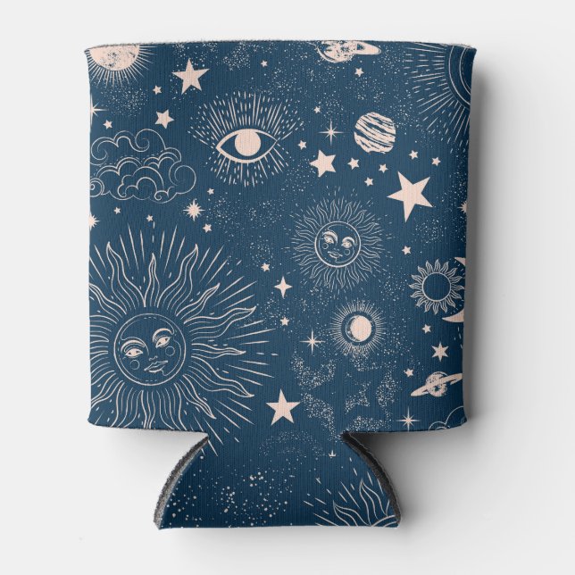 Porta-lata Constelações Galácticas: Design de Padrão Espacial (Frente)