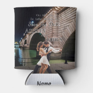 Porta-lata Convite de London Bridge Salve a Data