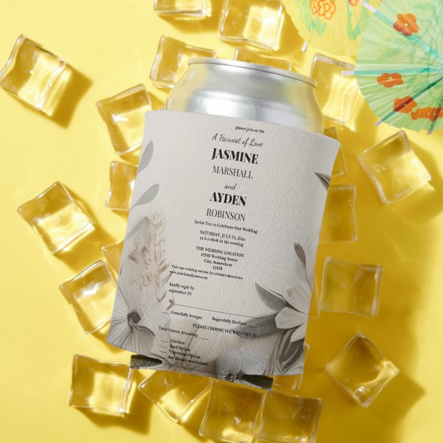 Porta-lata Convites personalizados elegantes (Verão in situ)