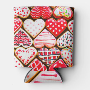 Porta-lata Cookies do coração de dia de os namorados: Amor ca