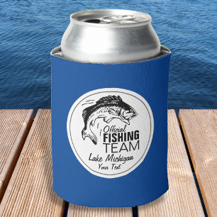 Porta-lata Cooler de cerveja de pesca personalizada  Seu nome