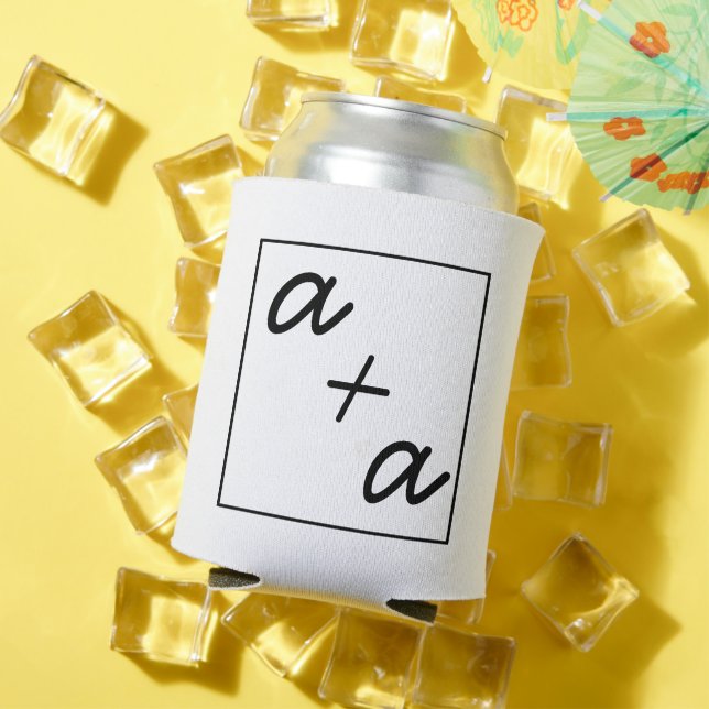 Porta-lata Coolers De Casamento Personalizado, Monograma Pers (Verão in situ)