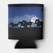Copo Caneca Isolante Cavalo Selvagem e Lua