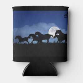 Porta-lata Copo Caneca Isolante Cavalo Selvagem e Lua