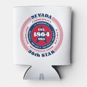Porta-lata Copo com Monograma do Estado de Nevada