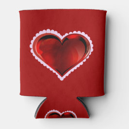 Porta-lata Copo de Isopor para Lata de Valentin