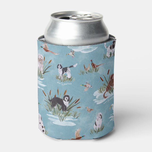 Porta-lata Copo Resfriador Azul LES BARBETS (Can Front)