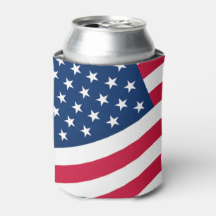 Porta-lata Copo Térmico da Bandeira Americana Patriótico EUA