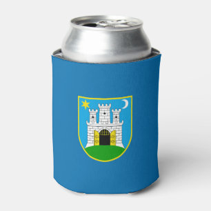 Porta-lata Copo Térmico da Bandeira de Zagreb, Croácia