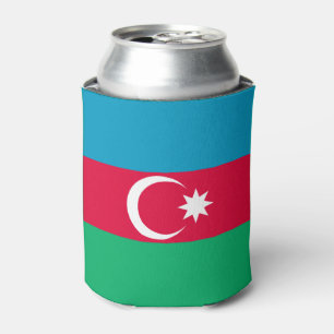 Porta-lata Copo Térmico da Bandeira Patriótica do Azerbaijão
