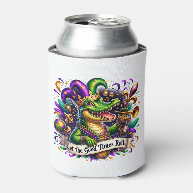Porta-lata Copo Térmico de Mardi Gras (Can Front)