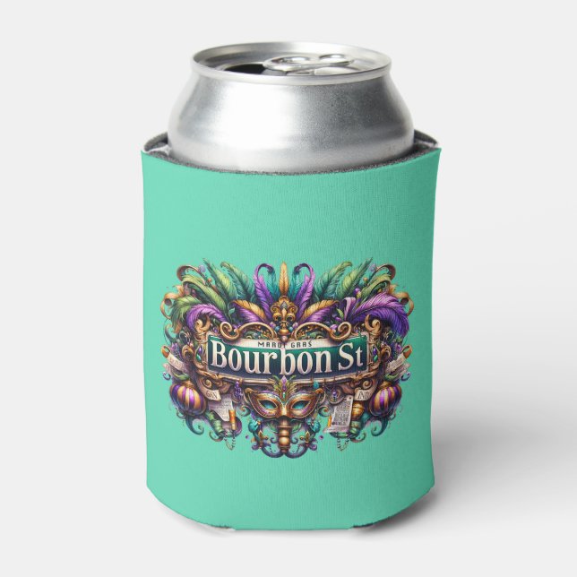 Porta-lata Copo Térmico de Mardi Gras (Can Front)